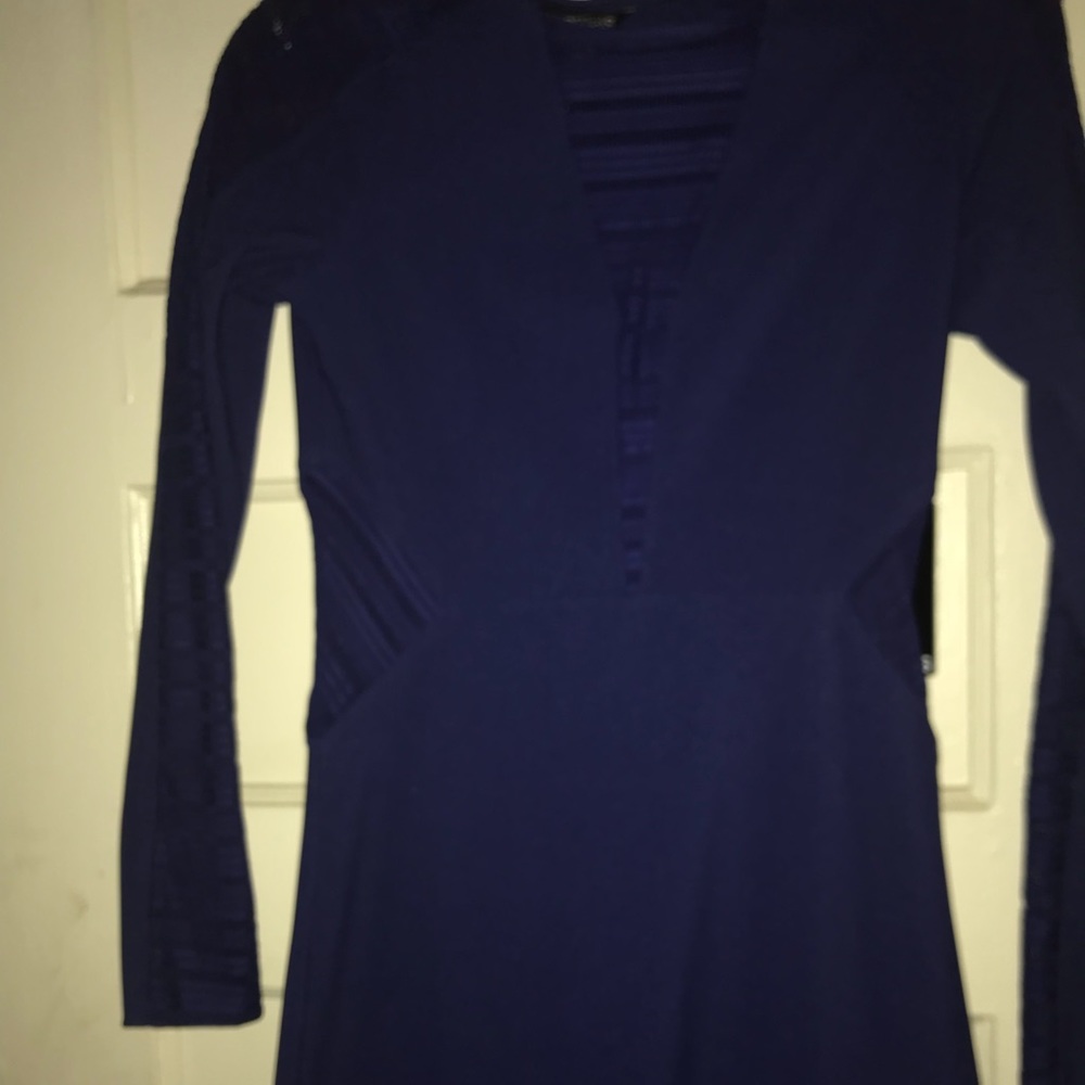 Express blue Mindy dress